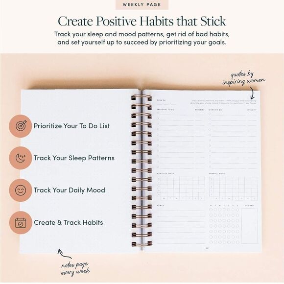 Simple Blue and Gold Design Planner new color is moon - Picture 10 of 15